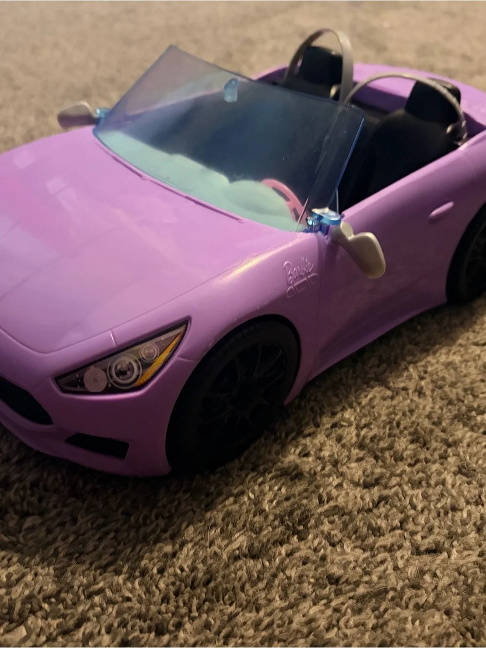 Barbie Dream Car Convertible Purple 2-Seater Vehicle Mattel HBT92 2020 EUC